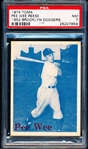 1974 TCMA “1952 Brooklyn Dodgers”- Pee Wee Reese- PSA NM 7