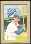 Autographed 1985 Perez-Steele BB HOF Great Moments #11 Stan Musial
