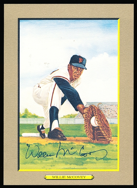 Autographed 1987 Perez-Steele BB HOF Great Moments #22 Willie McCovey