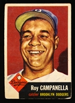 1953 Topps Bb- #27 Roy Campanella, Dodgers