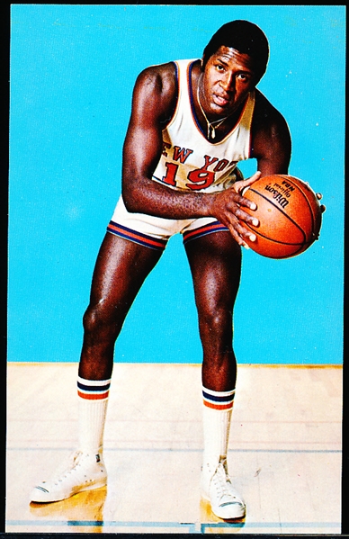 1973-74 NBAPA Bskbl. Postcards- Willis Reed SP, Knicks