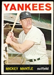 1964 Topps Bb- #50 Mickey Mantle, Yankees