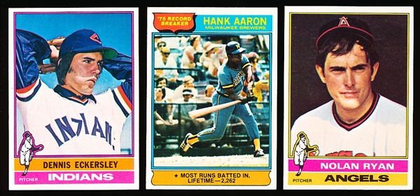 1976 Topps Bb- 3 Diff