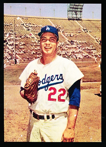 1960 Morrell Meats Dodgers- Johnny Podres