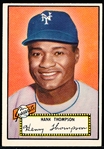 1952 Topps Baseball- #3 Hank Thompson, Giants- Black Back