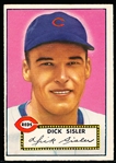 1952 Topps Baseball- #113 Dick Sisler, Reds