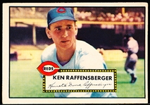 1952 Topps Baseball- #118 Ken Raffensberger, Reds