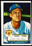 1952 Topps Baseball- #222 Hoot Evers, Tigers