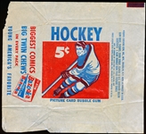 1957-58 Topps Hockey 5 Cent Wrapper
