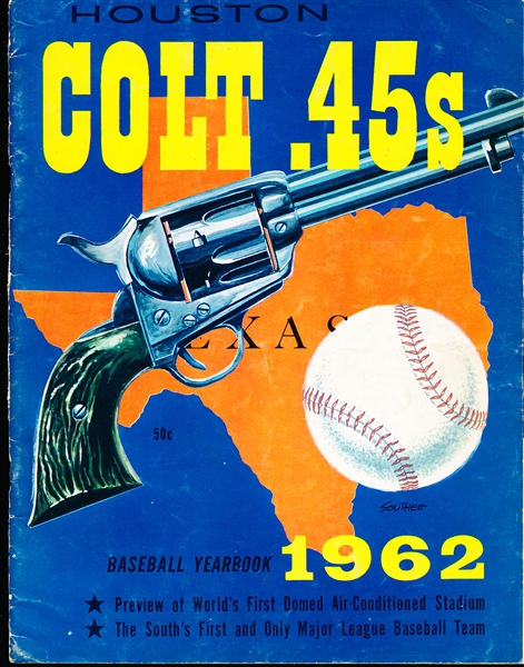 1962 Jay Publishing Houston Colt .45’s Bsbl. Yearbook