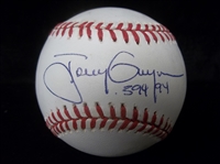 Autographed Tony Gwynn Rawlings Official League Bsbl.- SGC Certified