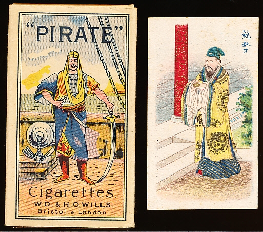 1911 W.D. & H.O. Wills “Pirate” Cigarettes Complete 10 Pack of Original Cigarettes, Card Insert, & Original Box