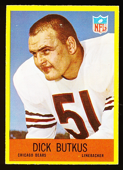 1967 Philly Fb- #28 Dick Butkus, Bears