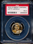 1910-12 P2 Sweet Caporal Baseball Pin- Lefty Leifield, Pirates- PSA Vg 3