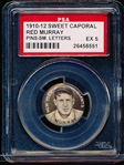 1910-12 P2 Sweet Caporal Baseball Pin- Red Murray, NY Giants- PSA Ex 5