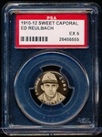 1910-12 P2 Sweet Caporal Baseball Pin- Ed Reulbach, Chicago Cubs- PSA Ex 5