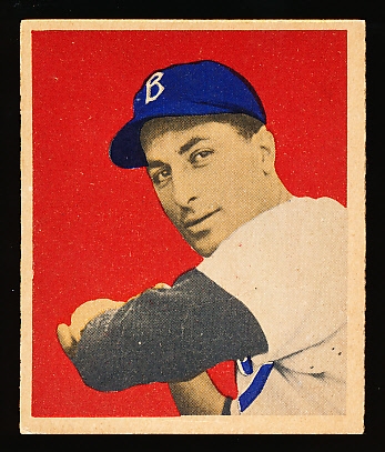1949 Bowman Bb- #70 Carl Furillo, Brooklyn- Rookie