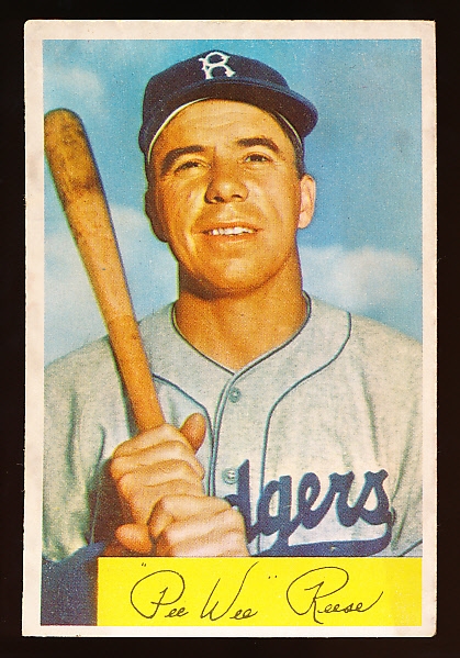1954 Bowman Bb- #58 Pee Wee Reese, Dodgers
