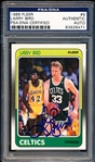 1988-89 Fleer Basketball- #9 Larry Bird, Celtics- PSA/DNA Authentic Certified Autograph