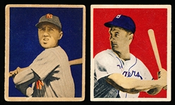 1949 Bowman Bb- 2 Cards