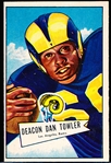 1952 Bowman Small Football- #120 Dan Towler, Rams