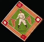 1914 B18 Baseball Blanket- Hartzell, New York AL- Green Infield