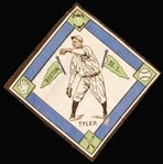 1914 B18 Baseball Blanket- Tyler, Boston NL- White Infield