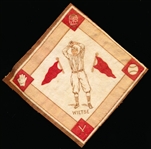 1914 B18 Baseball Blanket- Wiltse, New York NL- Brown Base Paths