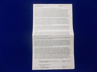 Autographed 1960 Topps Chewing Gum Contract for Dick Allen