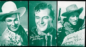 1940’s Exhibit “Westerns Salutations- Green Tint”- 8 Diff.