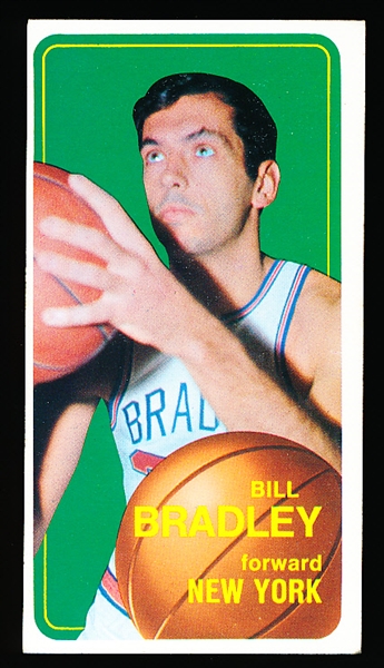1970-71 Topps Bask- #7 Bill Bradley, Knicks- 2nd Year Card