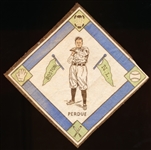 1914 B18 Baseball Blanket- Perdue, Boston NL- White Infield Version