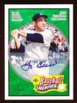 2005 Upper Deck Baseball Heroes- “Emerald Autographs”- #97 Yogi Berra, Yankees- #45/99