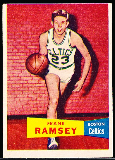 1957-58 Topps Basketball- #15 Frank Ramsey, Boston Celtics