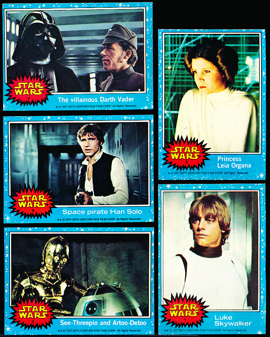 star wars series 1 trading cards