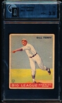 1933 Goudey Baseball- #20 Bill Terry, Giants- GAI Vg+ 3.5