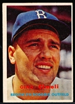 1957 Topps Baseball- #319 Gino Cimoli, Brooklyn