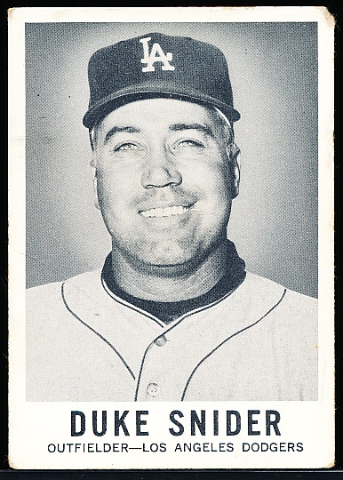 1960 Leaf Bb- #37 Duke Snider, Dodgers