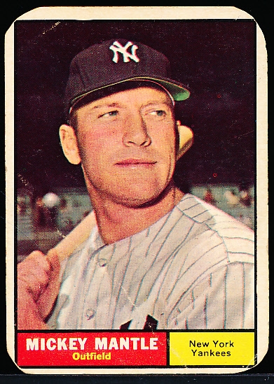 1961 Topps Bb- #300 Mickey Mantle, Yankees