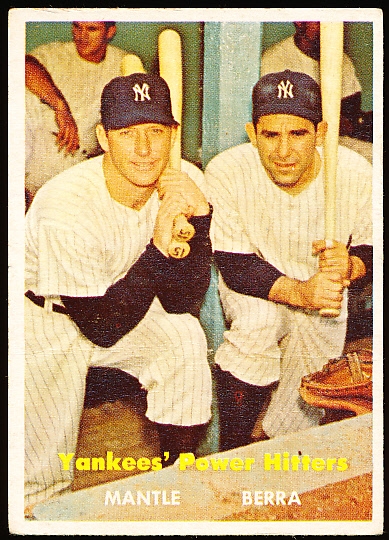 1957 Topps Baseball - #407 Mantle/ Berra