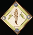 1914 B18 Baseball Blanket- Ty Cobb, Detroit- White infield version!