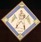 1914 B18 Baseball Blanket- Gowdy, Boston NL- White Infield Variation