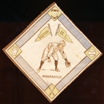 1914 B18 Baseball Blanket- Rabbit Maranville, Boston NL- White Infield