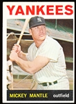 1964 Topps Baseball- #50 Mickey Mantle, Yankees