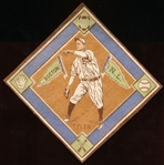 1914 B18 Baseball Blanket- Tyler, Boston N.L.- Brown Infield Version! 