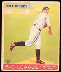 1933 Goudey Bb- #19 Bill Dickey, Yankees