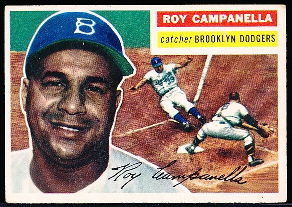 1956 Topps Bb- #101 Roy Campanella, Dodgers