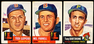 1953 Topps Bb- 3 Diff