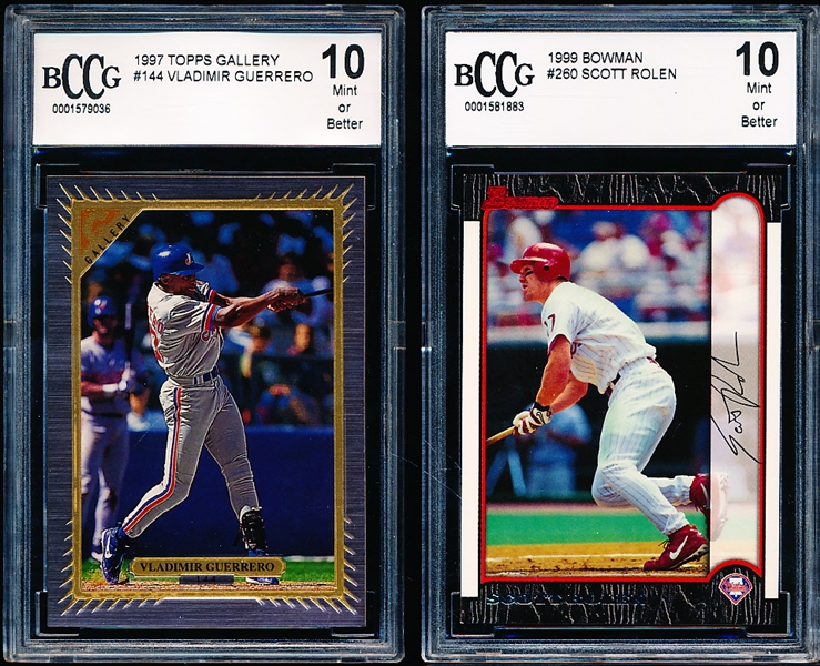 Clean-Up Lot of 5 Diff. Graded BCCG (Beckett.com) Mint or Btr. 10’s