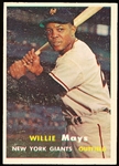 1957 Topps Bb- #10 Willie Mays, Giants